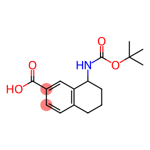 8-{[(叔丁氧基)羰基]氨基}-5,6,7,8-四氢萘-2-羧酸