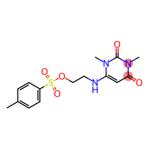 2,4(1H,3H)-Pyrimidinedione,1,3-dimethyl-6-[[2-[[(4-methylphenyl)sulfonyl]oxy]ethyl]amino]-