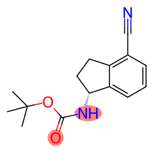 Carbamic acid, N-[(1R)-4-cyano-2,3-dihydro-1H-inden-1-yl]-, 1,1-dimethylethyl ester