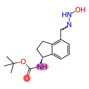 Carbamic acid, N-[(1S)-2,3-dihydro-4-[(hydroxyamino)iminomethyl]-1H-inden-1-yl]-, 1,1-dimethylethyl ester