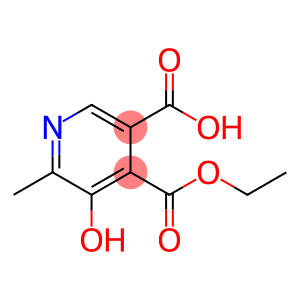 3,4-Pyridinedicarboxylic  acid,  5-hydroxy-6-methyl-,  4-ethyl  ester