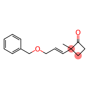Cyclobutanone, 2-methyl-2-[3-(phenylmethoxy)-1-propenyl]-, (E)- (9CI)