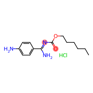 hexyl amino(4-aminophenyl)methylenecarbamate hydrochloride