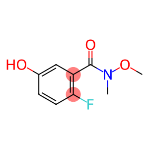 Benzamide, 2-fluoro-5-hydroxy-N-methoxy-N-methyl-