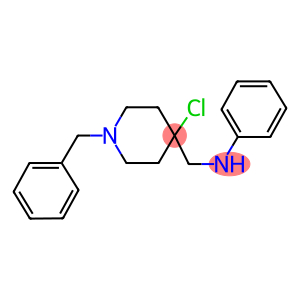 N-[(1-benzyl-4-chloro-4-piperidinyl)methyl]aniline