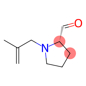 2-Pyrrolidinecarboxaldehyde, 1-(2-methyl-2-propenyl)-, (S)- (9CI)