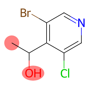 4-Pyridinemethanol, 3-bromo-5-chloro-α-methyl-