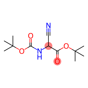 tert-Butyl 2-((tert-butoxycarbonyl)amino)-2-cyanoacetate