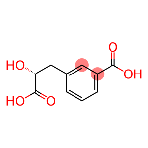 Benzenepropanoic acid, 3-carboxy-α-hydroxy-, (αR)-