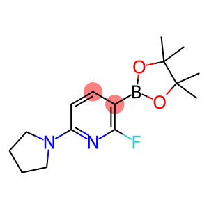 2-氟-6-(吡咯啉-1-基)-3-(4,4,5,5-四甲基-1,3,2-二氧硼杂环戊烷-2-基)吡啶