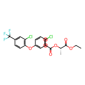 ethyl O-(2-chloro-5-(2-chloro-α,α,α-trifluoro-P-toyloxy)benzoyl)-L-lactate