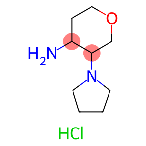 3-(pyrrolidin-1-yl)oxan-4-amine dihydrochloride