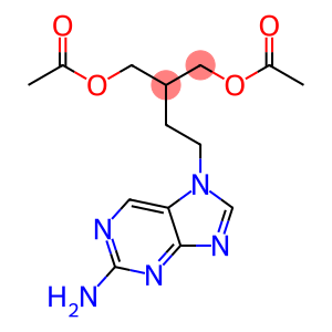 1,3-Propanediol, 2-[2-(2-amino-7H-purin-7-yl)ethyl]-, 1,3-diacetate
