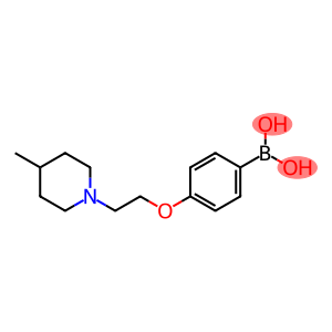4-(2-(4-甲基哌啶-1-基)乙氧基)苯基硼酸