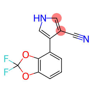 4-(2,2-difluoro-1,3-benzodioxol-4-yl)-1h-pyrrole-3-carbonitrile