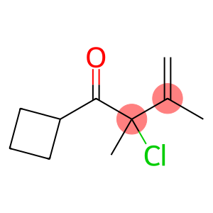 3-Buten-1-one, 2-chloro-1-cyclobutyl-2,3-dimethyl- (9CI)