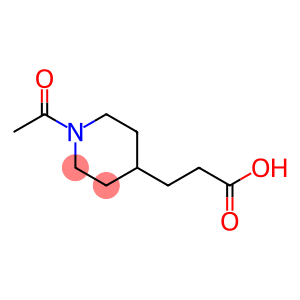 4-Piperidinepropanoic acid, 1-acetyl-