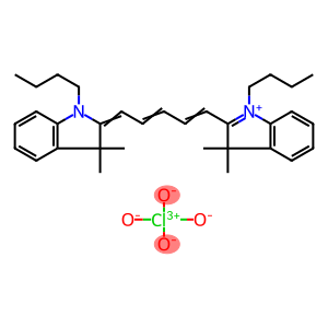 1-butyl-2-[5-(1-butyl-3,3-dimethylindol-1-ium-2-yl)penta-2,4-dienylidene]-3,3-dimethylindole,perchlorate