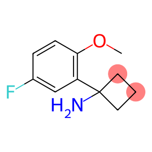 1-(5-fluoro-2-methoxyphenyl)cyclobutan-1-amine