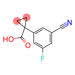 1-(3-cyano-5-fluorophenyl)cyclopropane-1-carboxylic acid