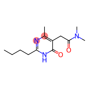 Butyl-1,6-dihydro-N,N,4-trimethyl-6-oxo-5-pyrimidineacetamide