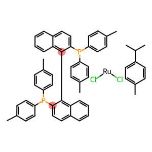 氯[(R)-(+)-2,2'-二(二对苯甲基膦)-1,1'-联萘](p-伞花素)氯化钌(II)