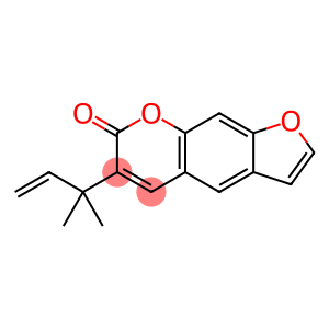 6-(2-methylbut-3-en-2-yl)furo[3,2-g]chromen-7-one