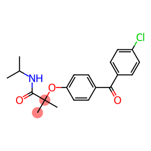 2-[4-(4-Chlorobenzoyl)phenoxy]-2-methyl-N-(1-methylethyl)-propanamide