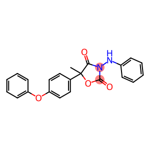 5-甲基-5-(4-苯氧基苯基)-3-(苯氨基)-2,4-唑啉二酮