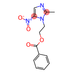 benzoic acid 2-(2-methyl-5-nitro-imidazol-1-yl)ethyl ester