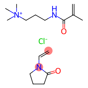 1-Propanaminium, N,N,N-trimethyl-3-(2-methyl-1-oxo-2-propenyl)amino-, chloride, polymer with 1-ethenyl-2-pyrrolidinone