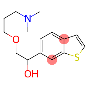 alpha-((3-(Dimethylamino)propoxy)methyl)benzo(b)thiophene-6-methanol