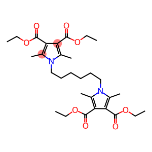 四乙基1,1'-六亚甲基双(2,5-二甲基-1H-吡咯-3,4-二羧酸)