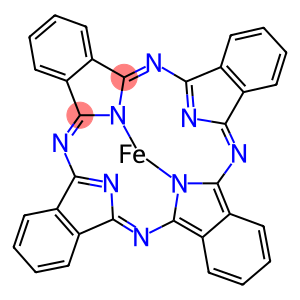 iron(2+) phthalocyanine-29,30-diide