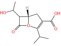 6-(1-hydroxyethyl)-2-isopropyl-1-oxa-penem-3-carboxylic acid
