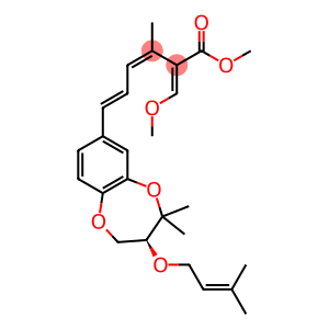 (2E,3Z,5E)-2-Methoxymethylene-3-methyl-6-[4-[(3-methyl-2-butenyl)oxy]-3-[[(S)-3,3-dimethyloxirane-2β-yl]methoxy]phenyl]-3,5-hexadienoic acid methyl ester