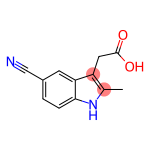 (5-Cyano-2-methyl-1H-indol-3-yl)acetic acid