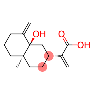 2-Naphthaleneacetic acid, decahydro-8a-hydroxy-4a-methyl-α,8-bis(methylene)-, (2R,4aR,8aR)-