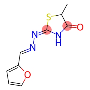 2-furaldehyde (5-methyl-4-oxo-1,3-thiazolidin-2-ylidene)hydrazone