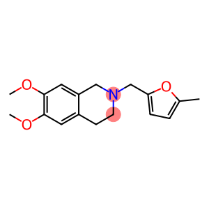 6,7-dimethoxy-2-[(5-methyl-2-furyl)methyl]-1,2,3,4-tetrahydroisoquinoline