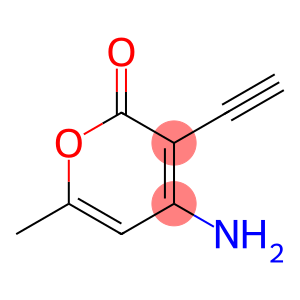 2H-Pyran-2-one, 4-amino-3-ethynyl-6-methyl- (9CI)