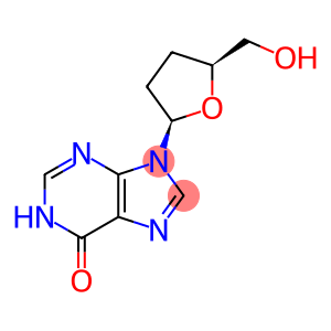 6H-Purin-6-one, 1,9-dihydro-9-[tetrahydro-5-(hydroxymethyl)-2-furanyl]-, (cis)-(+-)-