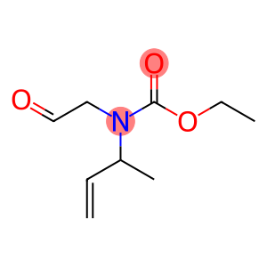 Carbamic  acid,  (1-methyl-2-propenyl)(2-oxoethyl)-,  ethyl  ester  (9CI)