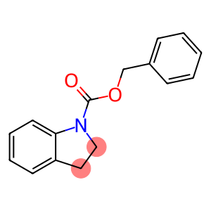 1H-Indole-1-carboxylic acid, 2,3-dihydro-, phenylmethyl ester