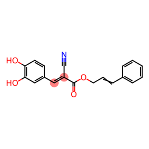 2-Propenoic acid, 2-cyano-3-(3,4-dihydroxyphenyl)-, 3-phenyl-2-propen-1-yl ester, (2E)-