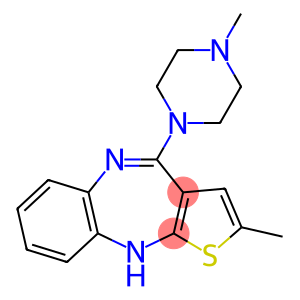 2-methyl-4-(4-methyl-1-piperazinyl)-10h-thieno[2,3-b][1,5]benzodiazepine