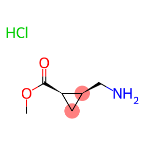 Cyclopropanecarboxylic acid, 2-(aminomethyl)-, methyl ester, hydrochloride, cis-