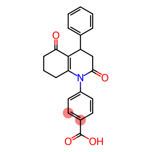 4-(2,5-二氧代-4-苯基-3,4,5,6,7,8-六氢喹啉-1(2H)-基)苯甲酸