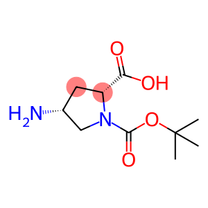 1,2-Pyrrolidinedicarboxylicacid, 4-amino-, 1-(1,1-dimethylethyl) ester, (2R-cis)-
