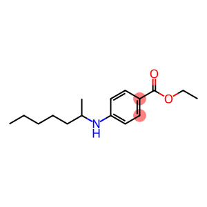 Benzoic acid, 4-[(1-methylhexyl)amino]-, ethyl ester